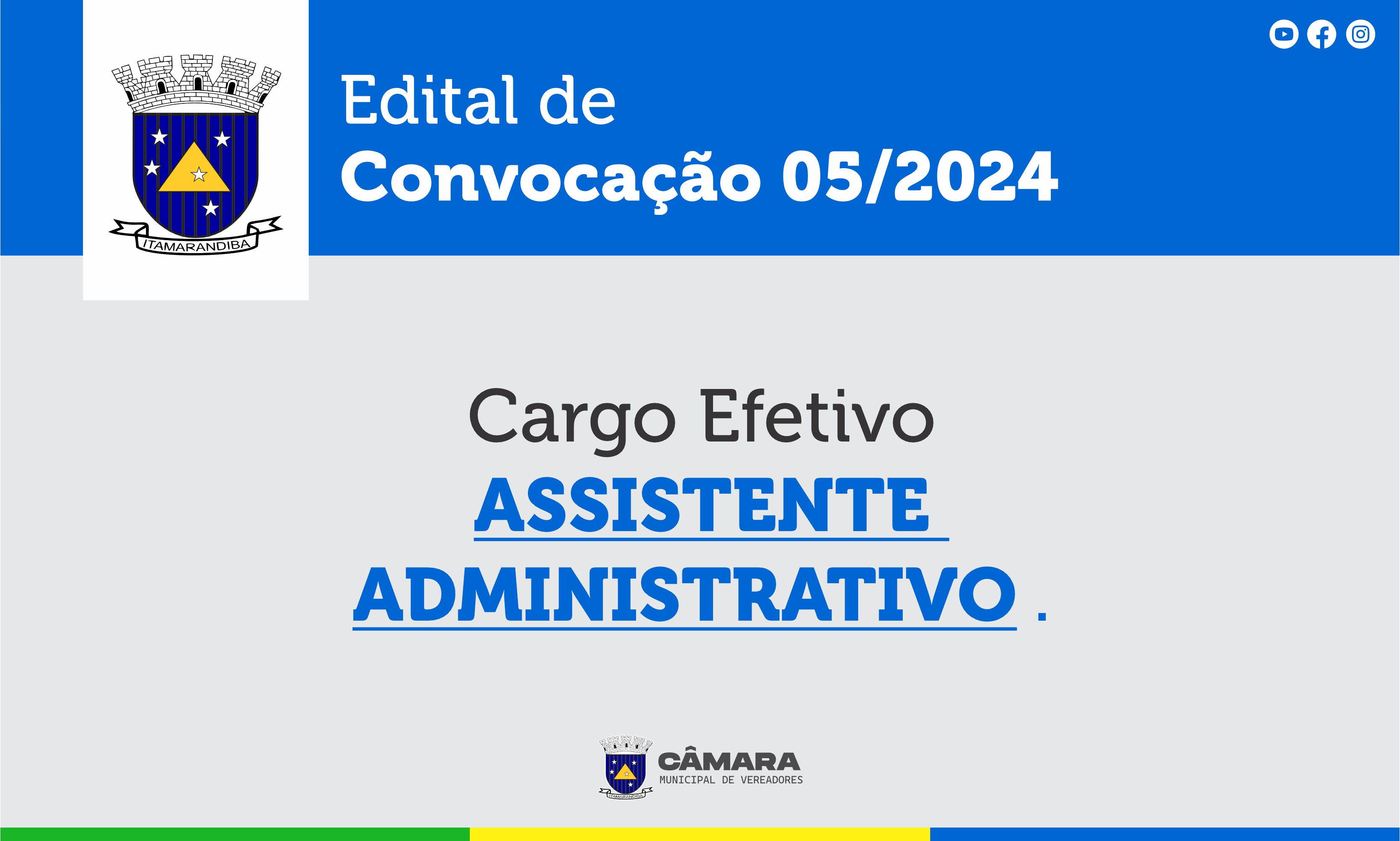 Edital de convocação nº 005/2024